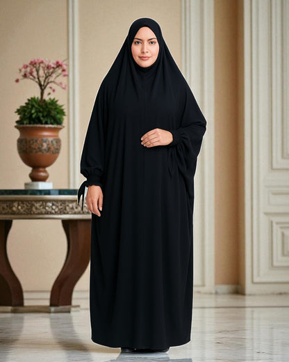 Firdaus Fabric Irani Chadar with Ribbon Cuff Detailing