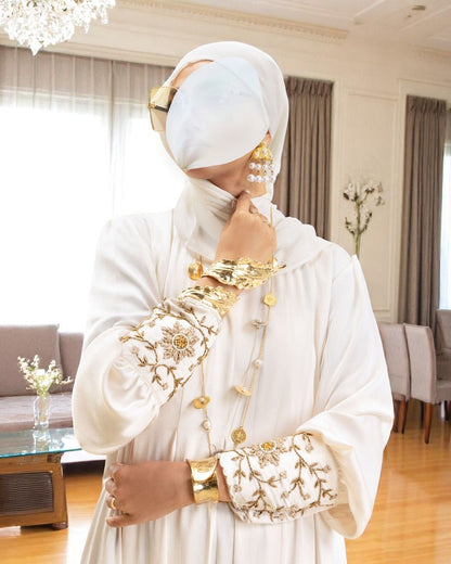 Designer Umbrella Flare Abaya with Handwork Embellishments