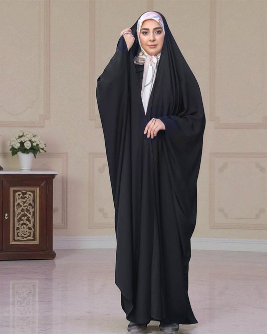 Black Firdaus Irani Chadar Ð Simple Full Coverage