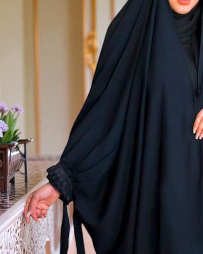 Firdaus Fabric Irani Chadar with Ribbon Cuff Detailing