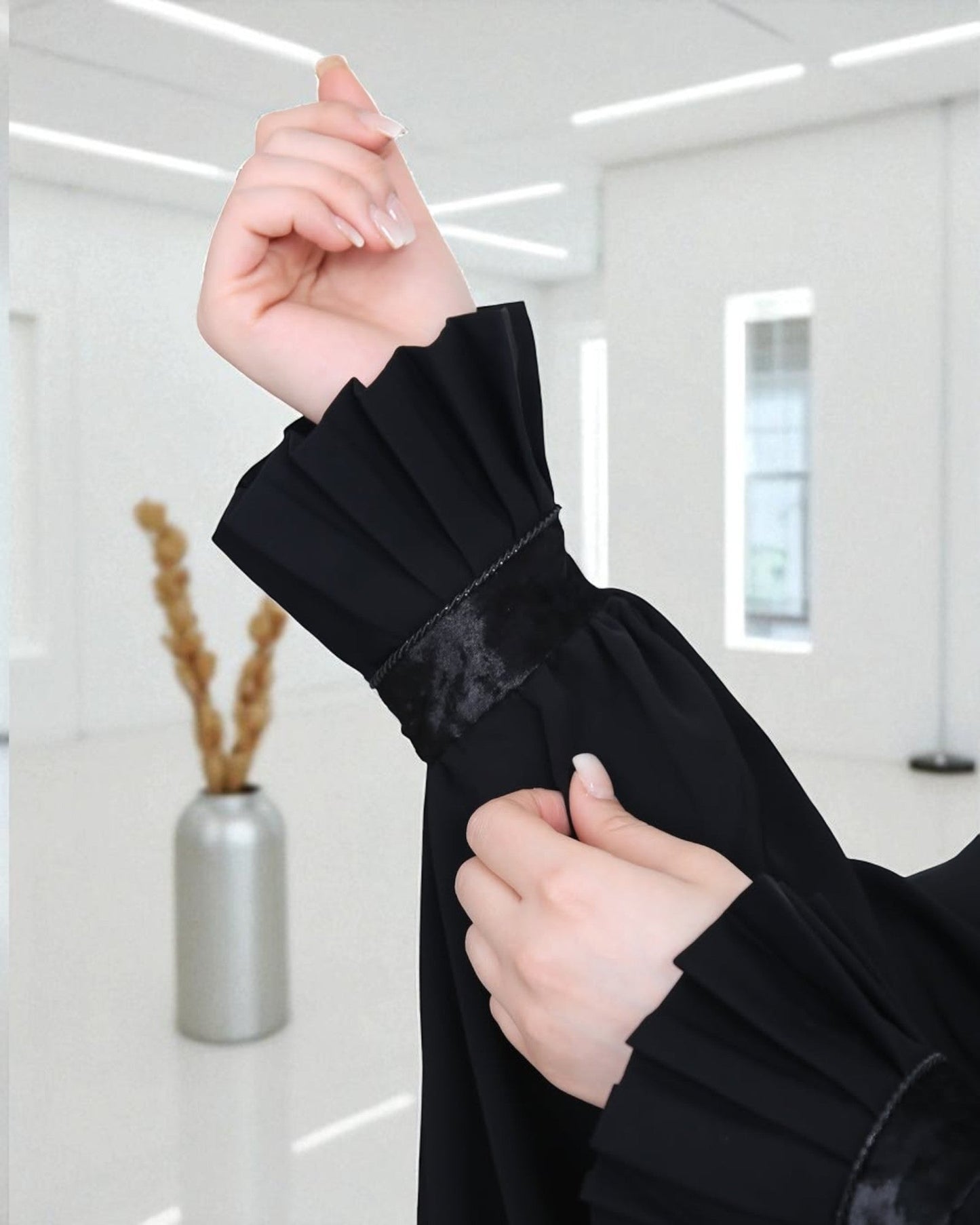 Irani Abaya in Firdaus Fabric Ð Elegant Full Coverage