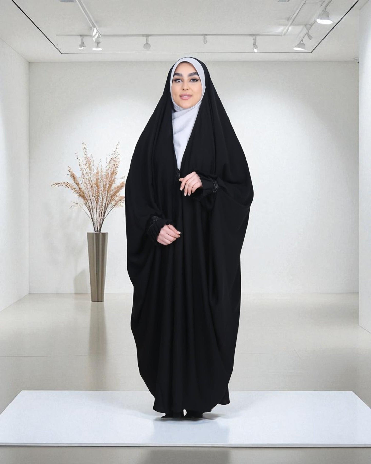 Irani Abaya in Firdaus Fabric Ð Elegant Full Coverage
